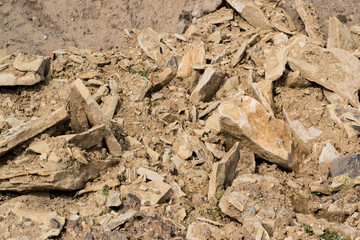 crushed rock background