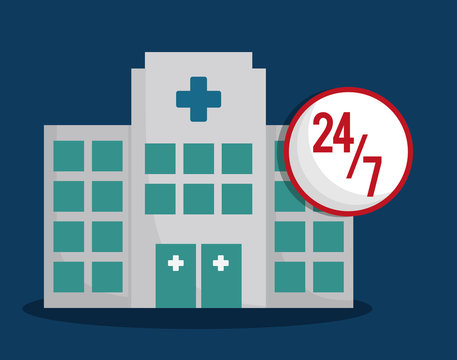 hospital medical care icon image vector illustration design 