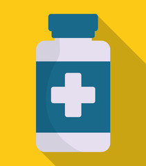 Obraz premium medicine or drugs medical care icon image vector illustration design 