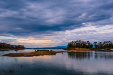 Mountain reservoir in Thailand