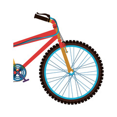 Bicycle sport vehicle icon vector illustration graphic design