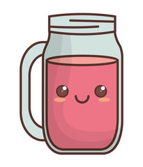 smoothie kawaii icon image vector illustration design 