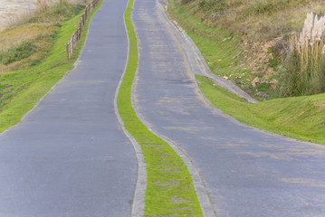 Carriles peatonales.