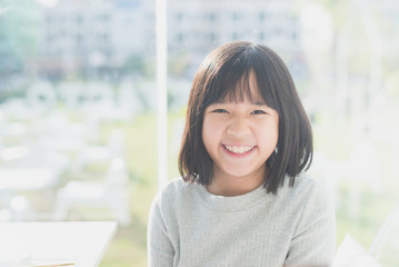 Portrait of Cute Asian child