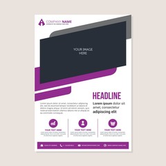 Corporate business annual report brochure flyer design. Leaflet cover presentation. Flier with Abstract geometric background. Modern publication poster magazine, layout template A4 flyer