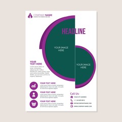 Corporate business annual report brochure flyer design. Leaflet cover presentation. Flier with Abstract geometric background. Modern publication poster magazine, layout template A4 flyer