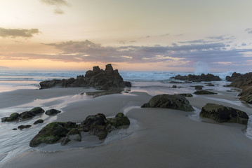 Fototapeta na wymiar Playa de Valcobo (Arteixo, La Coruña - España).