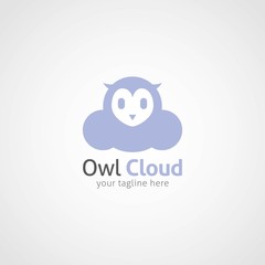 Owl Logo Design Vector.