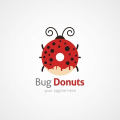 Bug Logo Design Vector.