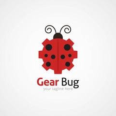 Bug Logo Design Vector.