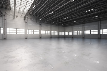 empty factory interior