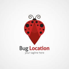 Bug Logo Design Vector.
