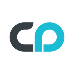 Initial Letter CD Rounded Lowercase Logo