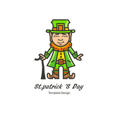 Leprechaun vector illustration