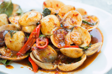 stir fried clam