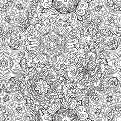 Ethnic decorative ornamental seamless pattern