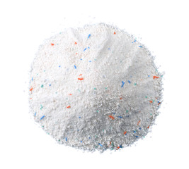 Washing powder isolated on white background