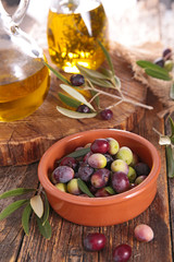 olive and oil