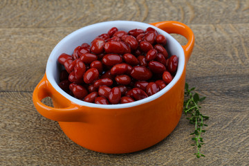 Red canned kidney beans