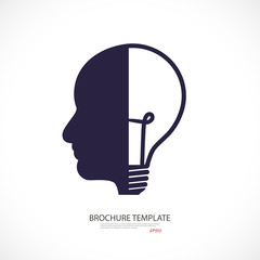 head lamp - business concept. idea