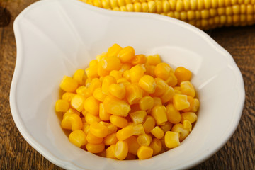Sweet canned corn