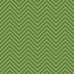 Greenery Chevron Pixel Art Seamless Pattern.