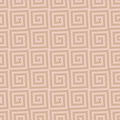 Meander Pixel Art Seamless Pattern.