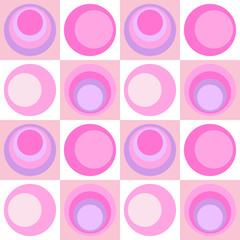 Vector seamless retro pattern.