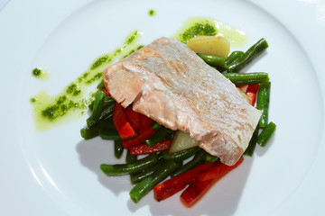 fish with vegetables