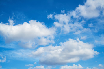 Fototapeta na wymiar Blue Sky with Clouds