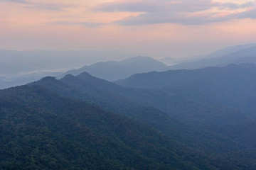Fototapeta premium High mountain in morning time