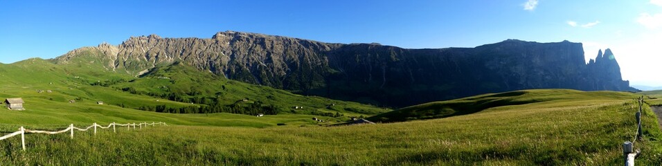 Seiser Alm Panorama / Rosszähne / Petz / Santner Spitze
