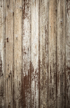 Vertical oriented weathered wooden boards for texture or background