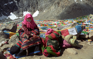Tibetan. Illustrative editorial. 