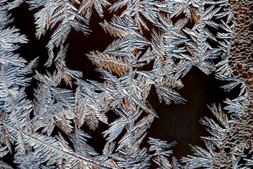 frost on the window