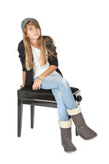 Fototapeta premium Adolescente portrait studio