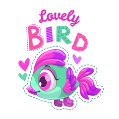 Cute childish illustration