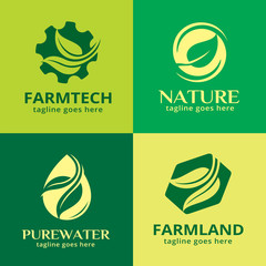 Farm Logo Template Design Vector