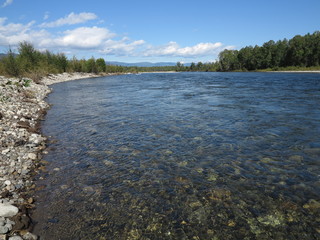 Irkut river, Sayan mountains, Siberia, Russia