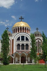 Fototapeta na wymiar Grecja, Thessaloniki, Kosciol greko-katolicki.