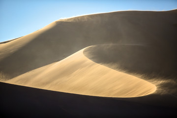 Sand dune abstract in Namibia.