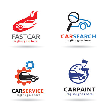 Car Logo Template Design Vector