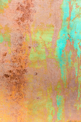 Grunge metal texture background. Old painted rusty surface.