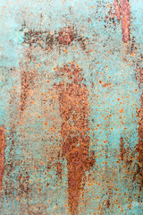 Grunge metal texture background. Old painted rusty surface.