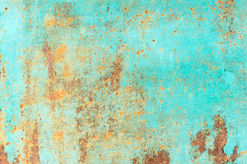 Grunge metal texture background. Old painted rusty surface.