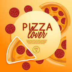 Pizza Elements : Vector Illustration