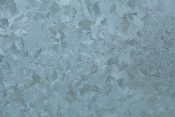 beautiful frosted window to  background