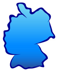 Karte Deutschland - 6