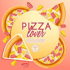 Pizza Elements : Vector Illustration