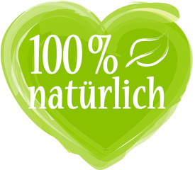 100% natürlich